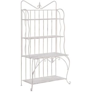 Beliani Estantería de metal beige claro 170 cm