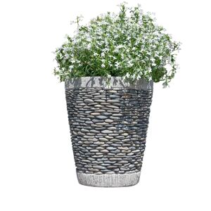 Wanda Collection Maceta tiesto jardinera cónica piedra 50 cm