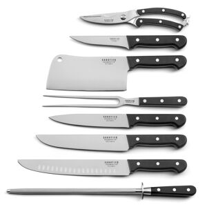 Sabatier Trompette Juego de 8 cuchillos de cocina  negro