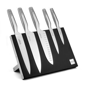 Sabatier Trompette Bloque magnético de 5 cuchillos  acero
