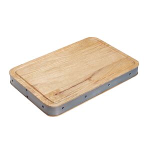 KitchenCraft Tabla de cortar de madera de mango de madera