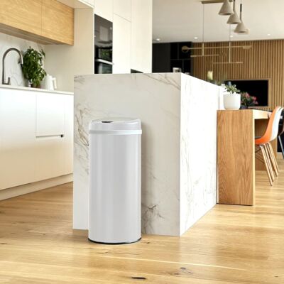 Kitchen Move Cubo de basura de cocina automático blanco 42l Kitchen Move Cubo de basura de cocina automático blanco 42l