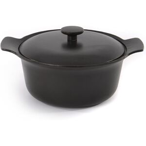 BergHoff Olla con tapa hierro fundido negro 24 cm