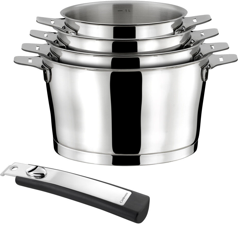 Cuisinox Juego de 4 sartenes 14/16/18/20cm  acero