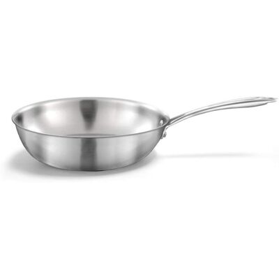 Cuisinox Wok de 24 cm de acero inoxidable triple acero Cuisinox Wok de 24 cm de acero inoxidable triple acero