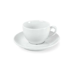 Medard de Noblat Taza café con platito (x6) porcelena blanco