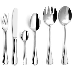 Amefa Cubertería 49 piezas con cubiertos para servir Acero inoxidable Acero Amefa Cubertería 49 piezas con cubiertos para servir Acero inoxidable Acero