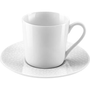 Medard de Noblat Taza café con platito (x6) Porcelena Blanco Medard de Noblat Taza café con platito (x6) Porcelena Blanco