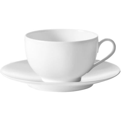 Medard de Noblat Taza té con platito (x6) blanco Medard de Noblat Taza té con platito (x6) blanco