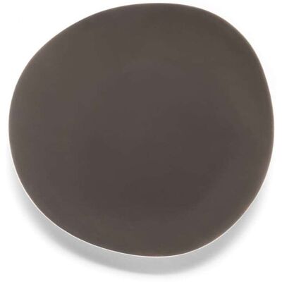 Medard de Noblat 6 plato de postre porcelana topo oscuro Medard de Noblat 6 plato de postre porcelana topo oscuro