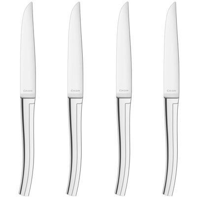 Amefa 4 cuchillos para carne acero inoxydable acero Amefa 4 cuchillos para carne acero inoxydable acero