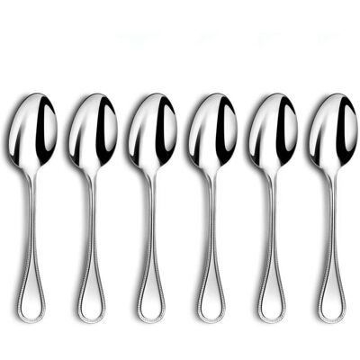 Couzon Juego de 6 cucharas de mesa acero inoxydable acero Couzon Juego de 6 cucharas de mesa acero inoxydable acero