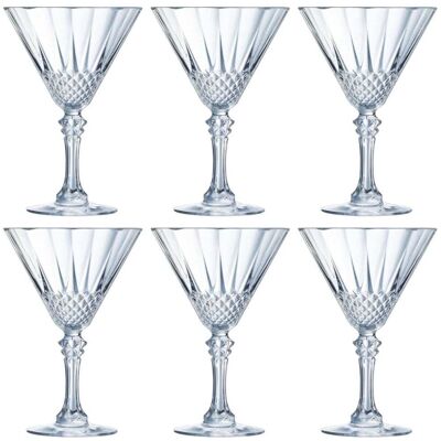 Arcoroc Juego de 6 copas cóctel cristal 27 cl Arcoroc Juego de 6 copas cóctel cristal 27 cl