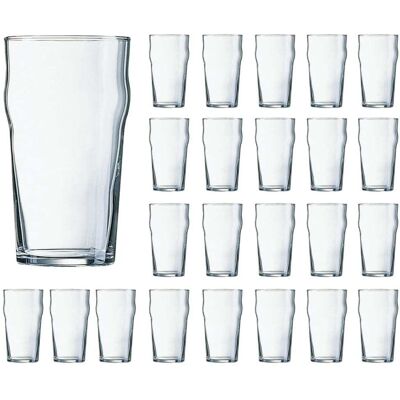 Arcoroc Juego de 24 vasos cerveza vidrio templado 57 cl Arcoroc Juego de 24 vasos cerveza vidrio templado 57 cl