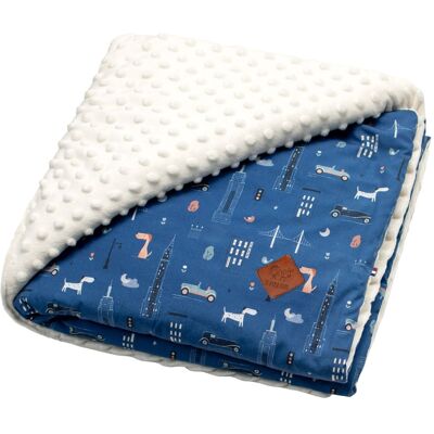 Sevira Kids Manta infantil reversible de minky Sevira Kids Manta infantil reversible de minky