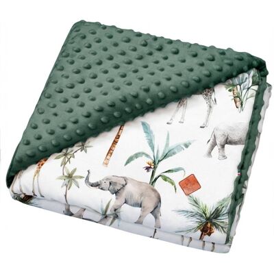 Sevira Kids Manta reversible de minky safari Sevira Kids Manta reversible de minky safari