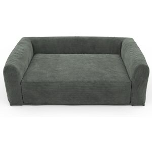 Beau Rivage Cama para perro de pana verde talla m - 80 x 64 x 25 cm