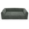 Beau Rivage Cama para perro de pana verde tamaño l - 95 x 70 x 28 cm