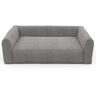 Beau Rivage Cama para perro de pana gris tamaño l - 95 x 70 x 28 cm