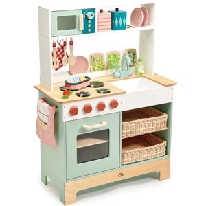 Tender Leaf Toys Cocina de madera para niños de 67 x 32,4 x alt. 91,5 cm