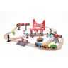 Hape Circuito tren concurrida ciudad