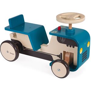 Janod Correpasillos tractor de madera azul