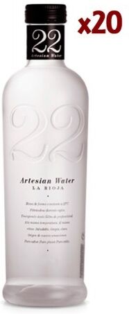 Mineraqua 22 Artesian Water 522 ml Caja 20 uds