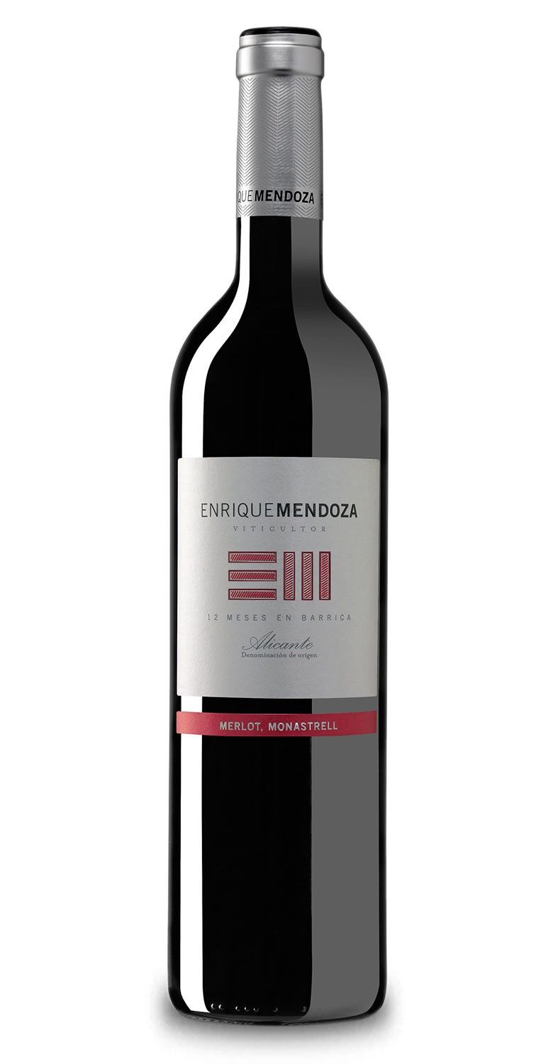 Enrique Mendoza Merlot  Monastrell Crianza 75cl.