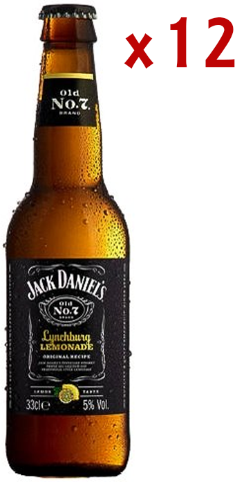 Jack Daniels Distillery JACK DANIEL'S LYNCHBURG LEMONADE 12 UDS Jack Daniels Distillery JACK DANIEL'S LYNCHBURG LEMONADE 12 UDS