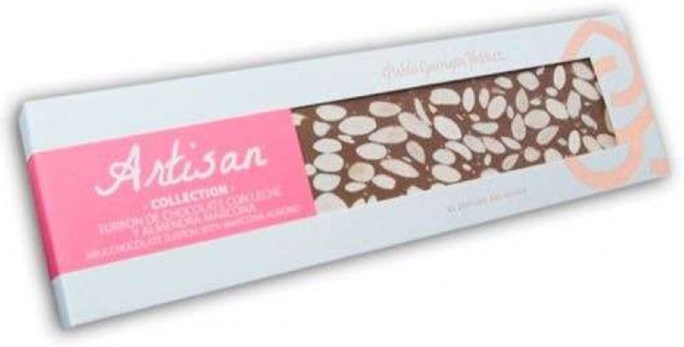 Pablo Garrigós Ibáñez Turrón De Chocolate Con Leche Y Almendra Marcona Artisan Collection 220gr. Pablo Garrigós Ibáñez Turrón De Chocolate Con Leche Y Almendra Marcona Artisan Collection 220gr.