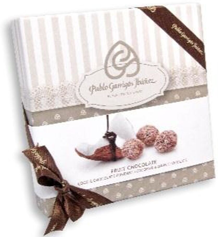 Pablo Garrigós Ibáñez Fruit Chocolate, Coco, Chocolate Blanco y Fondant Vintage 100gr. Pablo Garrigós Ibáñez Fruit Chocolate, Coco, Chocolate Blanco y Fondant Vintage 100gr.