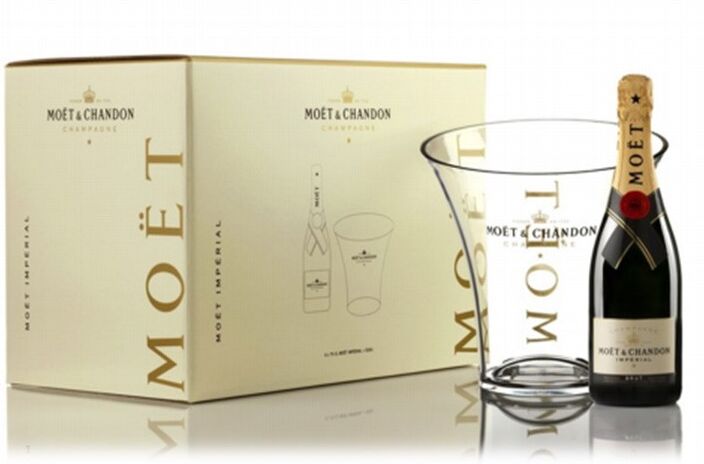 Moet & Chandon Brut Imperial Pack All In One + Cubitera Exclusiva Moet & Chandon Brut Imperial Pack All In One + Cubitera Exclusiva