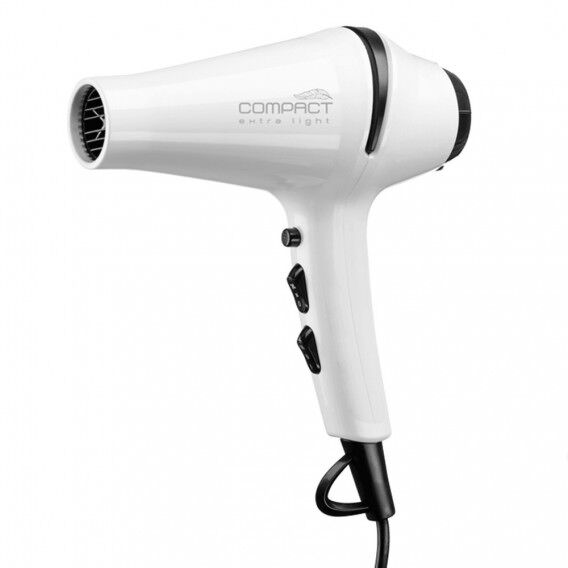 Eurostil Secador Compact Confort Iónico-Turmalina 1800w Blanco