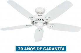 Hunter Ventilador De Techo Hunter 50565 Builder Elite 132 Blanco Hunter Ventilador De Techo Hunter 50565 Builder Elite 132 Blanco