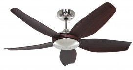 CasaFan Ventilador De Techo Casafan 511685eco Volare 116cm Nogal/ Cromo Cepillado CasaFan Ventilador De Techo Casafan 511685eco Volare 116cm Nogal/ Cromo Cepillado