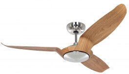 CasaFan Ventilador De Techo Casafan 313590 Eco Talos 135cm Madera Natural/ Cromo Cepillado CasaFan Ventilador De Techo Casafan 313590 Eco Talos 135cm Madera Natural/ Cromo Cepillado