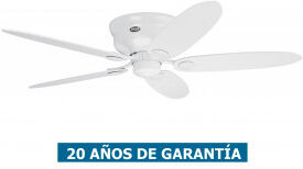 Hunter Ventilador De Techo Hunter 24377 Low Profile Blanco O Arce / Blanco 112cm+132cm