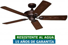 Hunter Ventilador De Techo Para Exterior Ipx3 Hunter 50555 Maribel Nogal/ Nuevo Bronce Hunter Ventilador De Techo Para Exterior Ipx3 Hunter 50555 Maribel Nogal/ Nuevo Bronce