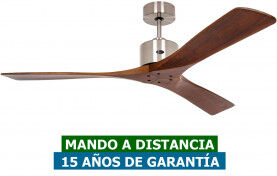 CasaFan Ventilador De Techo Casafan 313265 Macau 132 Nogal/ Cromo Cepillado CasaFan Ventilador De Techo Casafan 313265 Macau 132 Nogal/ Cromo Cepillado