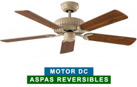 CasaFan Ventilador De Techo Casafan 513223 Eco Imperial 132 Aw Roble Antiguo O Nogal/ Blanco Gastado CasaFan Ventilador De Techo Casafan 513223 Eco Imperial 132 Aw Roble Antiguo O Nogal/ Blanco Gastado