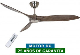 CasaFan Ventilador De Techo Casafan 315220 Eco Airscrew 152 Madera Maciza / Cromo Satinado CasaFan Ventilador De Techo Casafan 315220 Eco Airscrew 152 Madera Maciza / Cromo Satinado