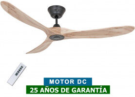 CasaFan Ventilador De Techo Casafan 315218 Eco Genuino 152 Madera Maciza Natural/negro Mate CasaFan Ventilador De Techo Casafan 315218 Eco Genuino 152 Madera Maciza Natural/negro Mate