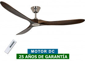 CasaFan Ventilador De Techo Casafan 318015 Eco Genuino 180 Madera Maciza Nogal/cromo Satinado CasaFan Ventilador De Techo Casafan 318015 Eco Genuino 180 Madera Maciza Nogal/cromo Satinado