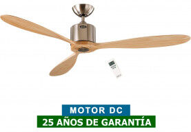 CasaFan Ventilador De Techo Casafan 313247 Aeroplan Eco Madera Maciza Natural/cromo Satinado CasaFan Ventilador De Techo Casafan 313247 Aeroplan Eco Madera Maciza Natural/cromo Satinado