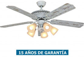 CasaFan Ventilador De Techo Con Luz Casafan 513212 Centurion 132 Blanco Gastado CasaFan Ventilador De Techo Con Luz Casafan 513212 Centurion 132 Blanco Gastado