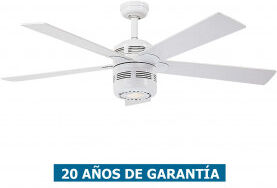 CasaFan Ventilador De Techo Con Luz Casafan 513219 Alu 132 We Blanco/ Blanco CasaFan Ventilador De Techo Con Luz Casafan 513219 Alu 132 We Blanco/ Blanco