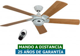 CasaFan Ventilador De Techo Casafan 9513277 Rotary 132 Haya/ Blanco We-Bu