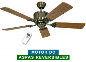 CasaFan Ventilador De Techo Casafan 513280 Eco Elements 132 Roble Antiguo O Haya/ Latón Antiguo CasaFan Ventilador De Techo Casafan 513280 Eco Elements 132 Roble Antiguo O Haya/ Latón Antiguo