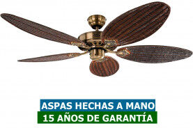 CasaFan Ventilador De Techo Casafan 51320196 Classic Royal 132 Aspas Caribeñas Mimbre CasaFan Ventilador De Techo Casafan 51320196 Classic Royal 132 Aspas Caribeñas Mimbre