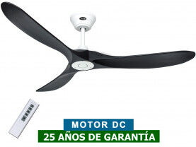 CasaFan Ventilador De Techo Casafan 315229 Eco Genuino 152cm Negro Mate/blanco